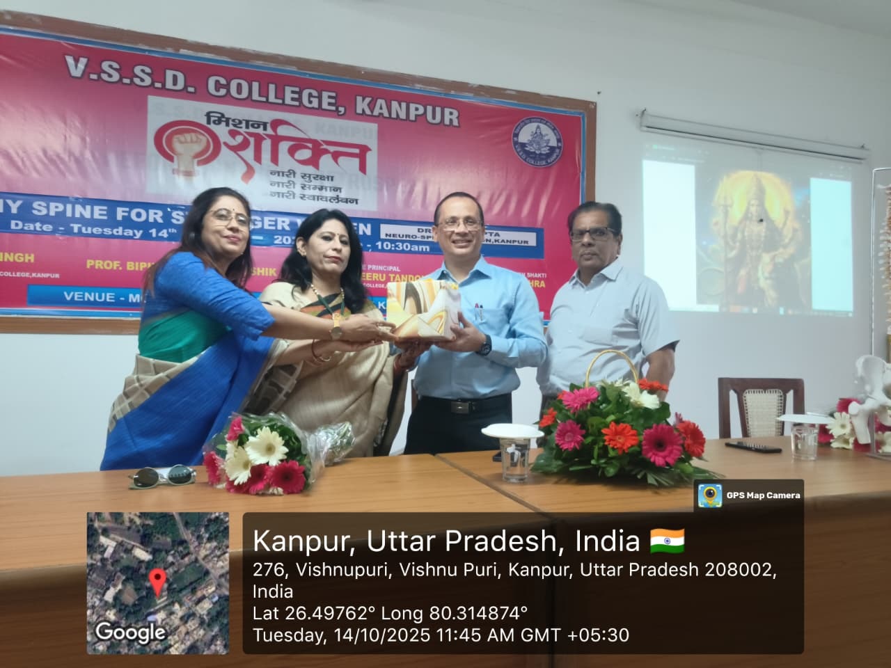 A program was organized on 14th of October 2025, at VSSD College under the aegis of Mission Shakti Phase 5.0.