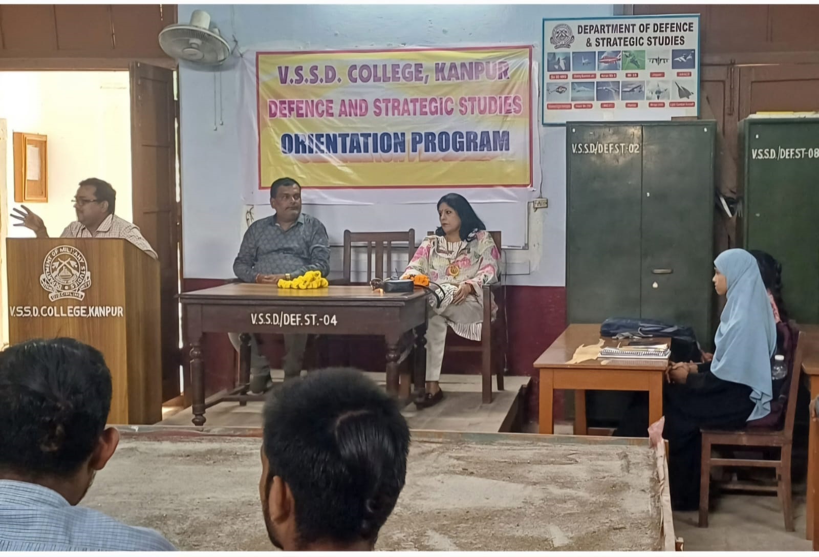 Department of Defence and Strategic Studies organized “Orientation Programme” for students on 11.09.2025.