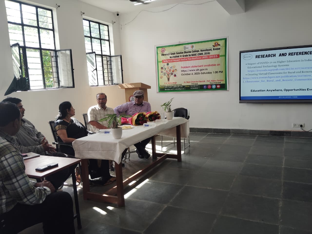 The Internal Hackathon 2025 had organized by VSSD College, Kanpur on 04/10/2025. Bringing together students from various disciplines to showcase their innovative solutions in the tech world.