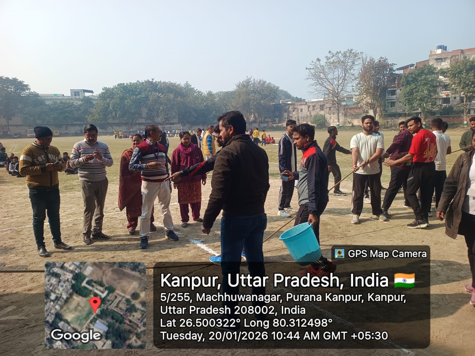 स्थापना दिवस के अवसर पर दिनाँक 20.01.2026 को महाविद्यालय में ग्रामीण खेलकूद के उत्थान के लिए बी.पी.एड., एम.पी.एड. विभाग द्वारा रस्साकसी ( Tug of war ) की प्रतियोगिता आयोजित की गई।