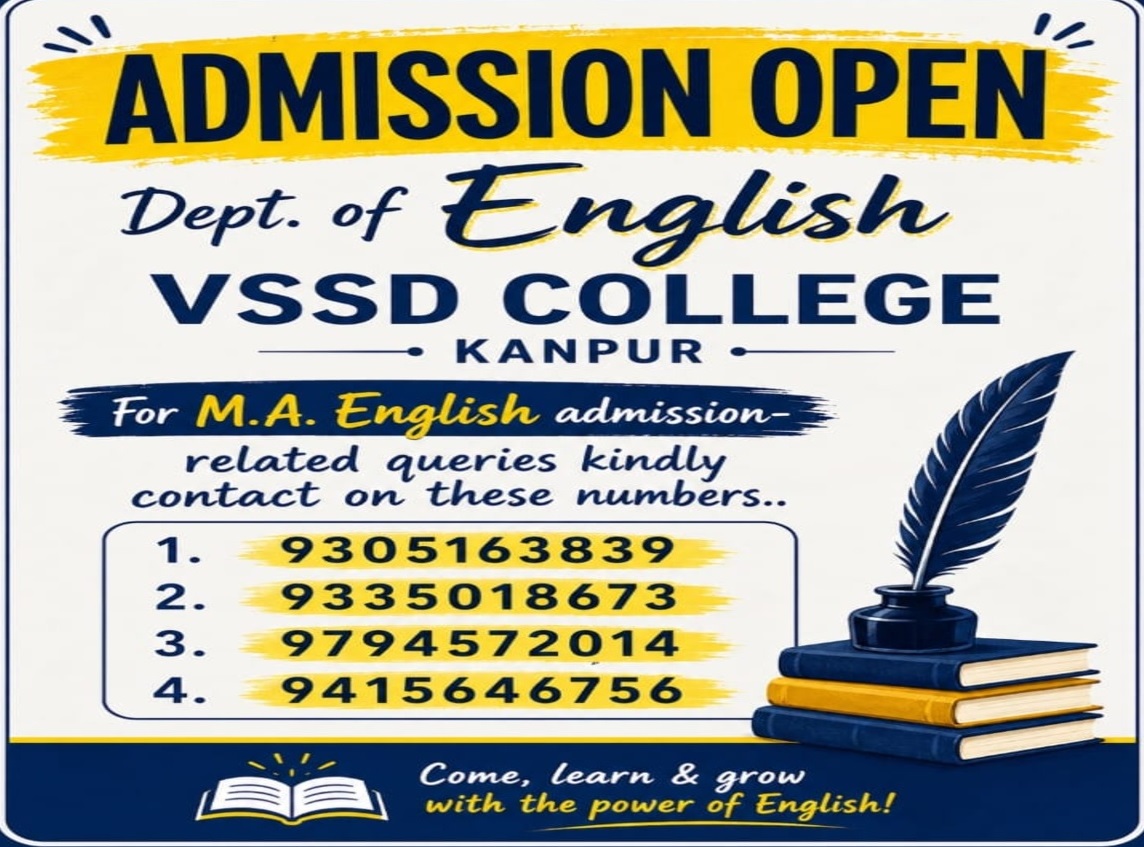 Admission of MA English